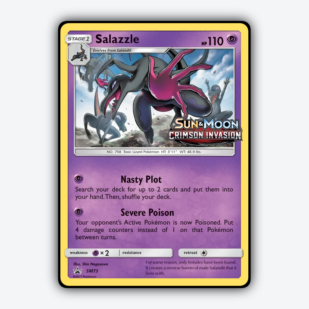 Salazzle #73 - SM Black Star Promos Set - Card Rug