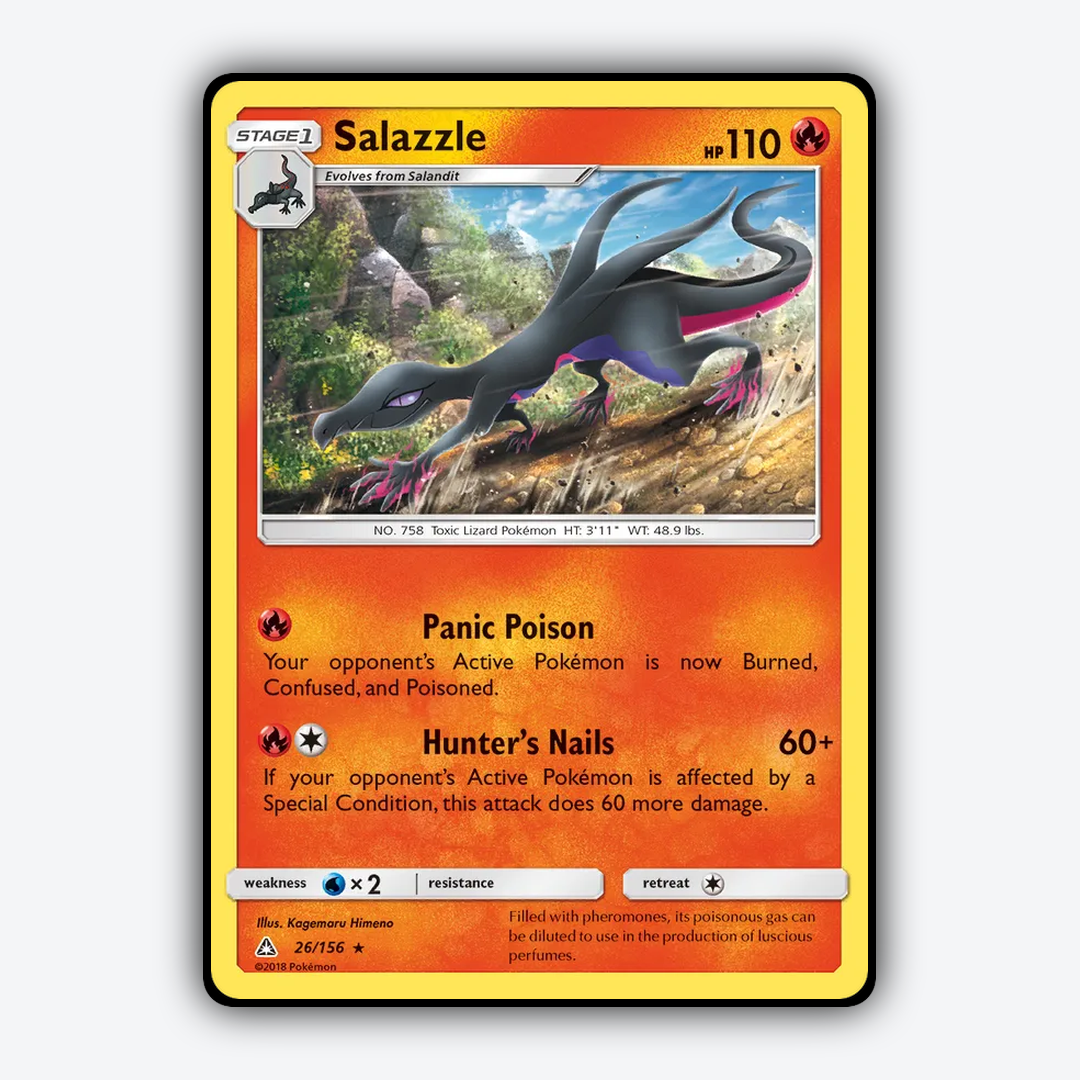 Salazzle 026/156 - Ultra Prism Set - Card Rug
