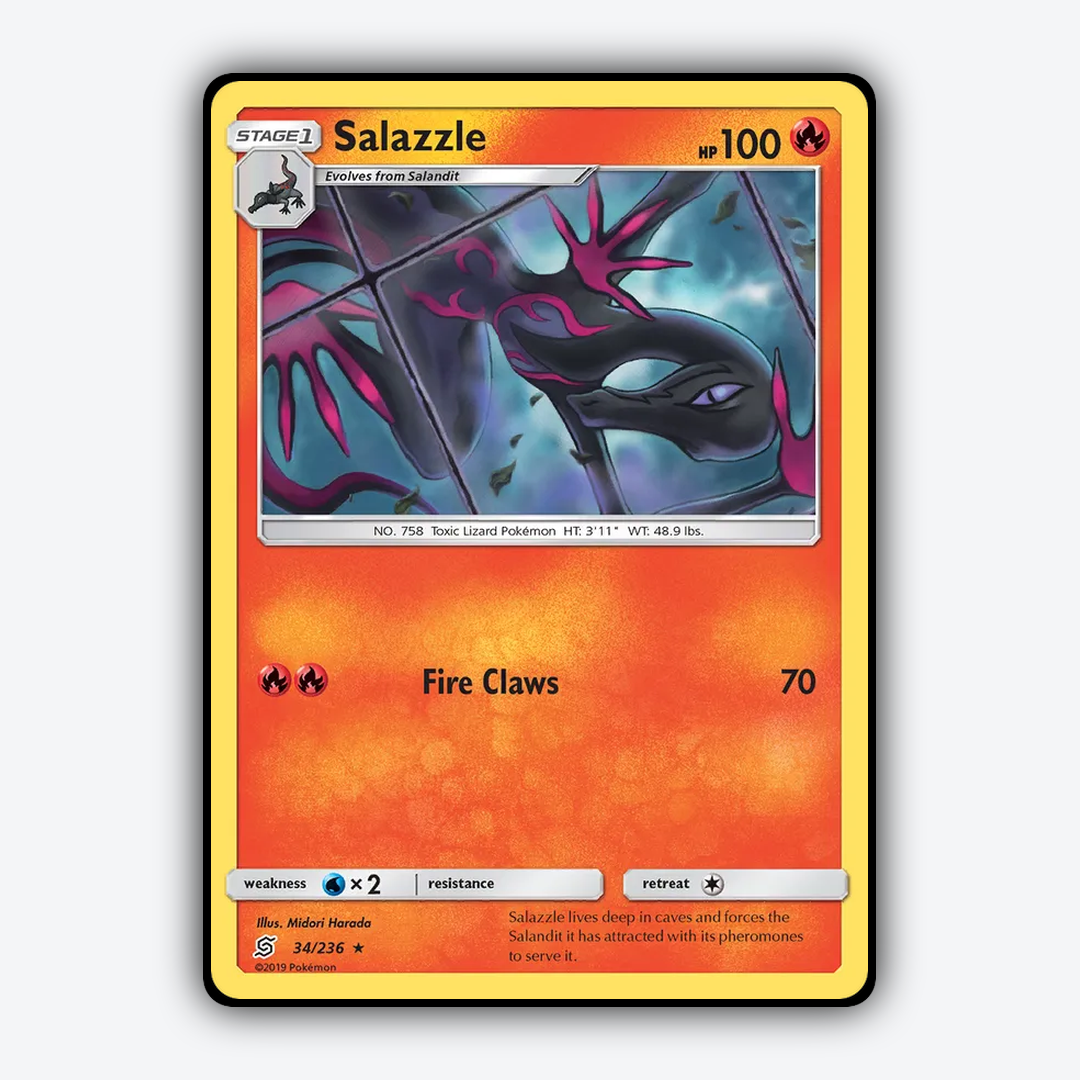 Salazzle 034/236 - Unified Minds Set - Card Rug