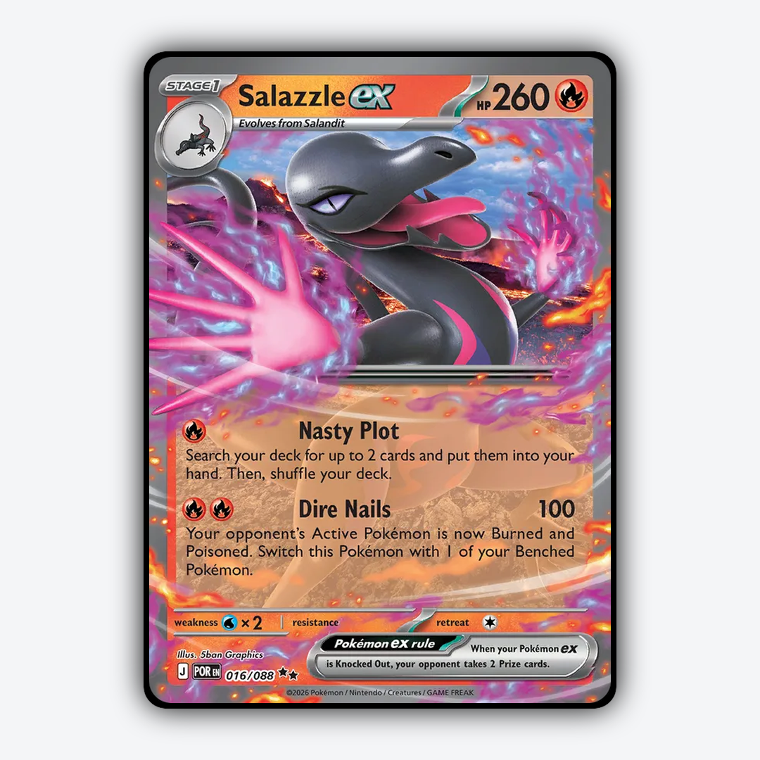Salazzle ex 016/088 - Perfect Order Set - Card Rug