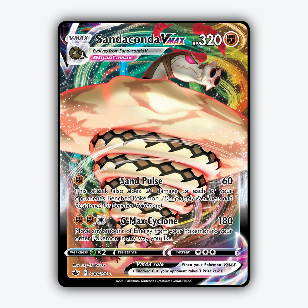 Sandaconda VMAX 090/198 - Chilling Reign Set - Card Rug