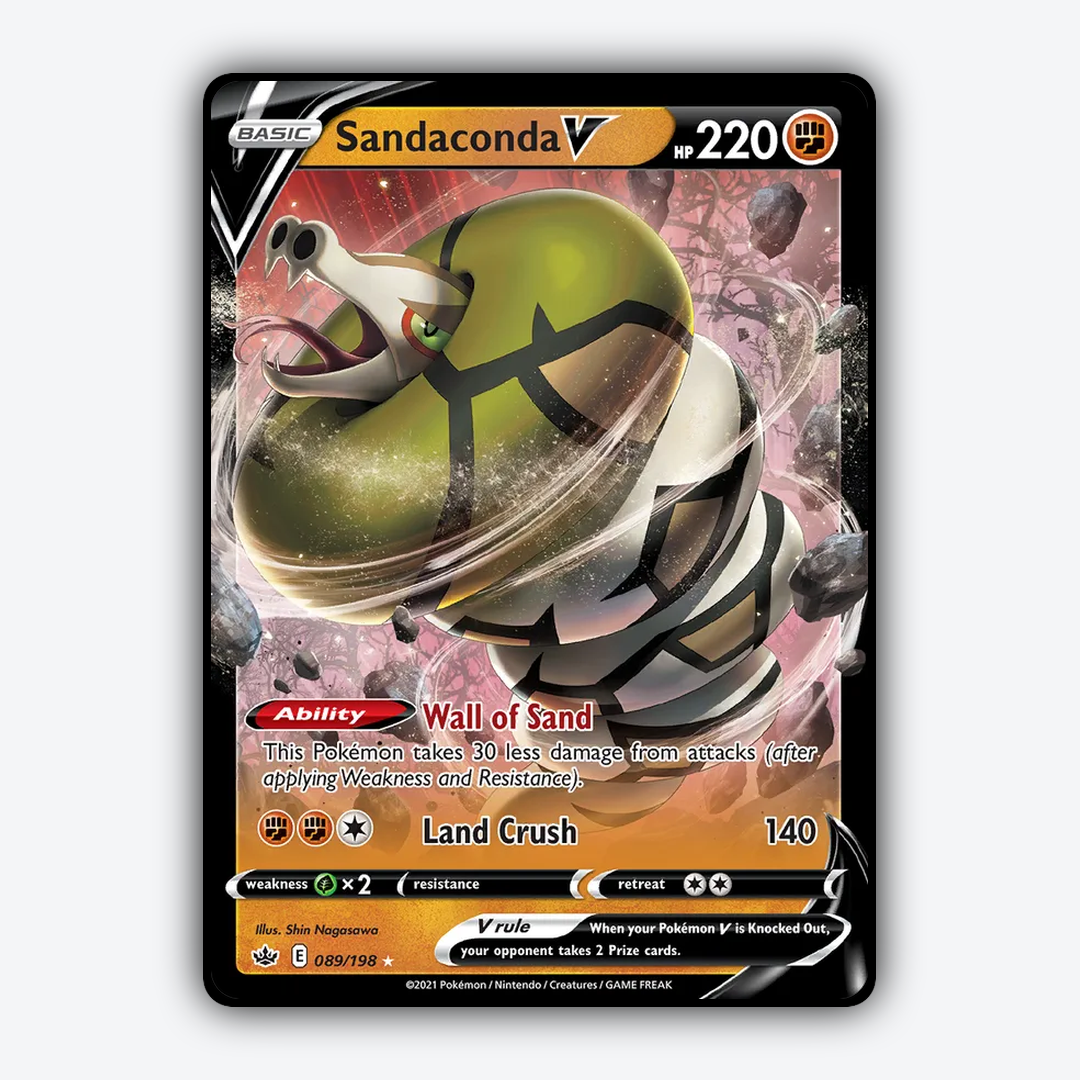 Sandaconda V 089/198 - Chilling Reign Set - Card Rug