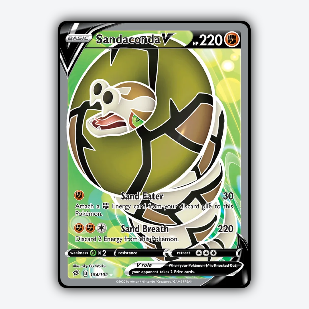 Sandaconda V 184/192 - Rebel Clash Set - Card Rug