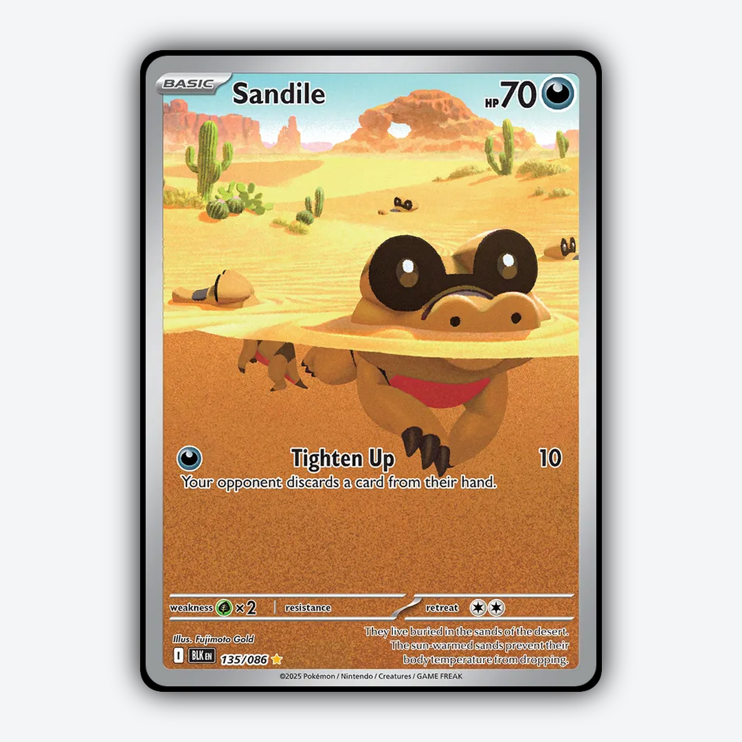 Sandile #135 - Black Bolt Set - Card Rug