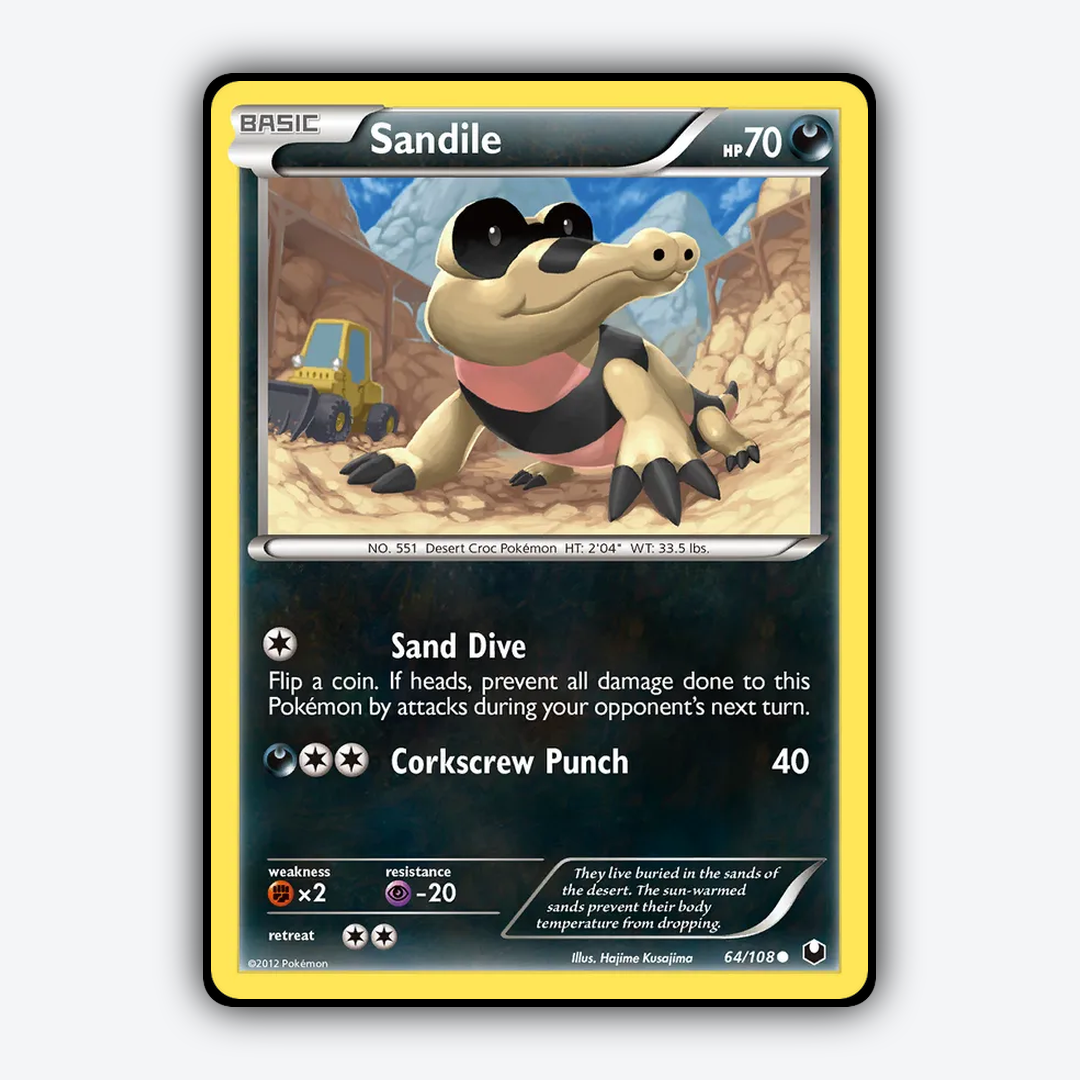 Sandile 064/108 - Dark Explorers Set - Card Rug
