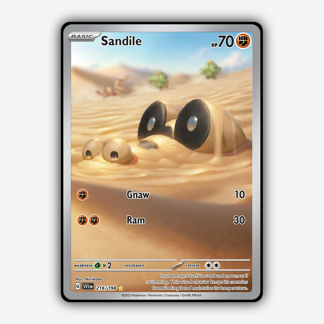 Sandile 216/198 - Scarlet & Violet Set - Card Rug