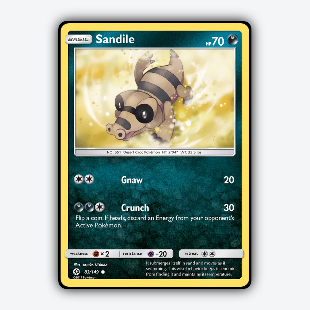 Sandile 083/149 - Sun & Moon Set - Card Rug