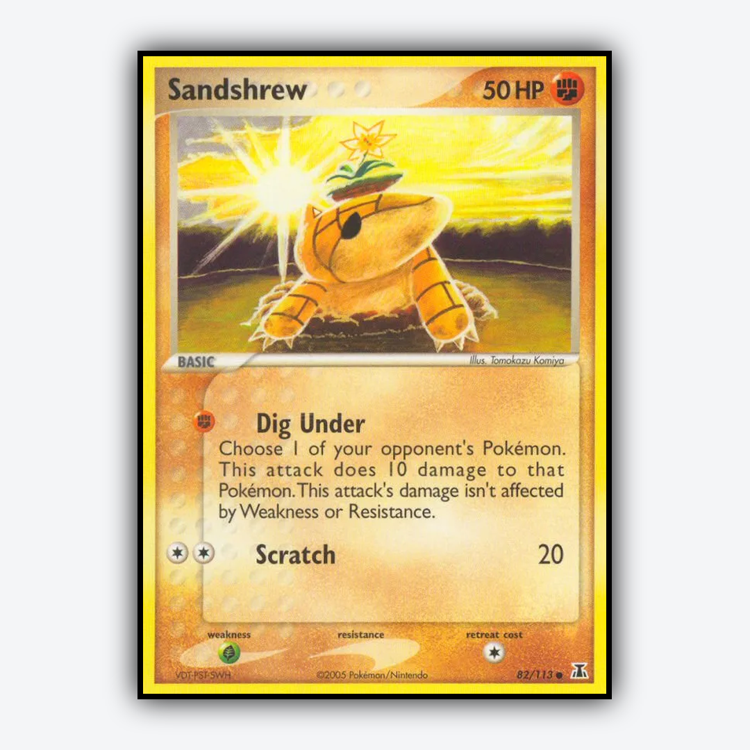 Sandshrew 082/113 - Delta Species Set - Card Rug