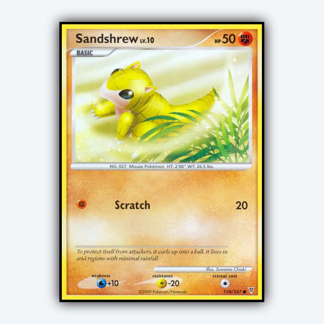 Sandshrew 124/147 - Supreme Victors Set - Card Rug