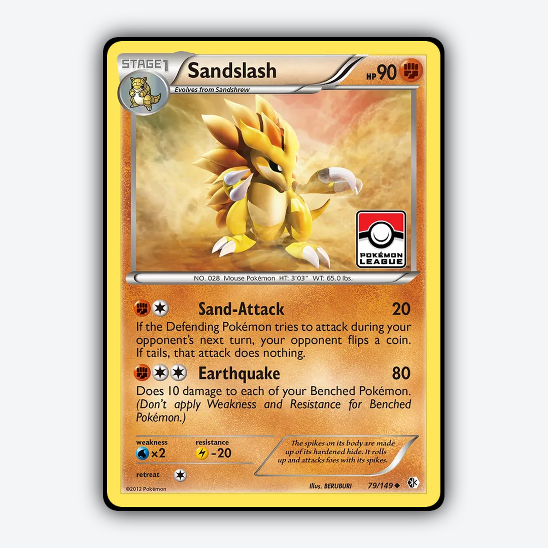 Sandslash 079/149 - Boundaries Crossed Set - Card Rug
