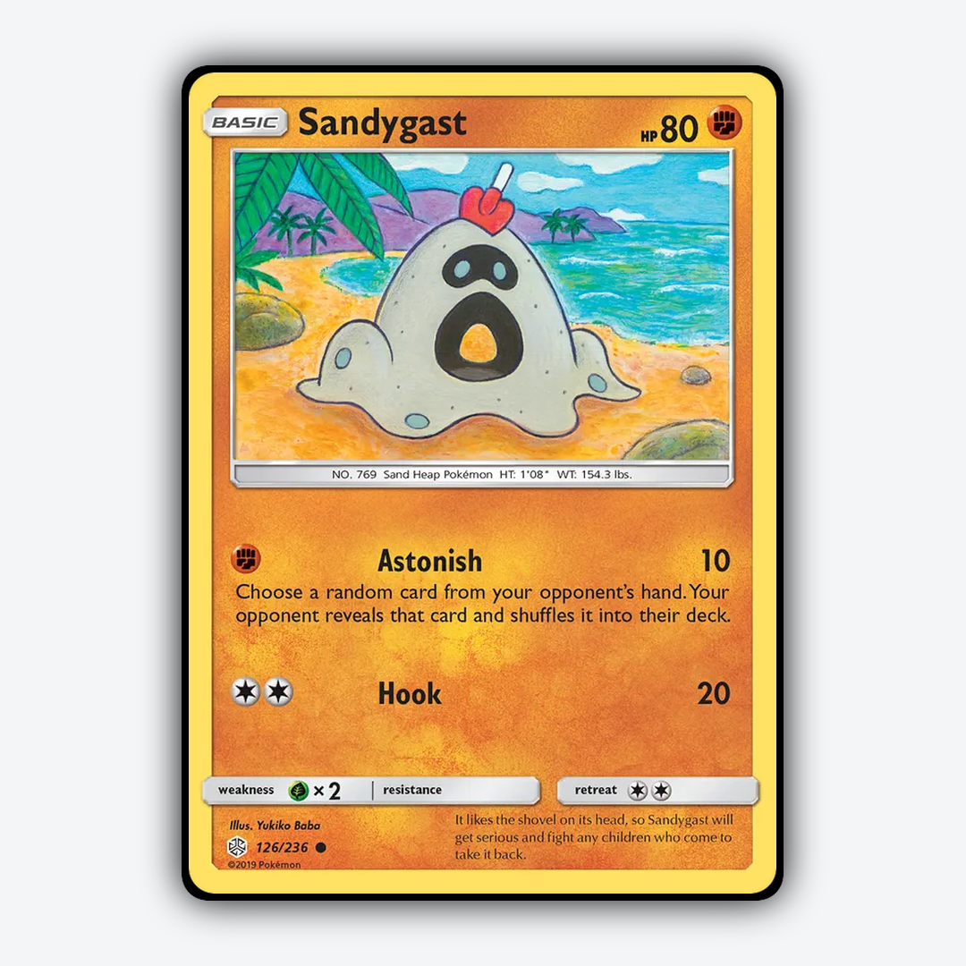 Sandygast 126/236 - Cosmic Eclipse Set - Card Rug