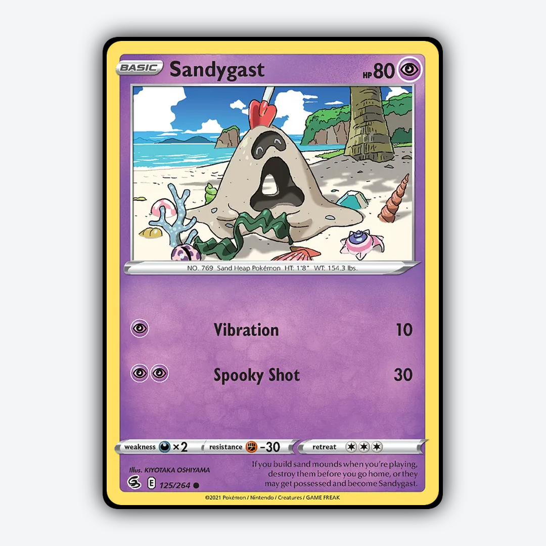 Sandygast 125/264 - Fusion Strike Set - Card Rug