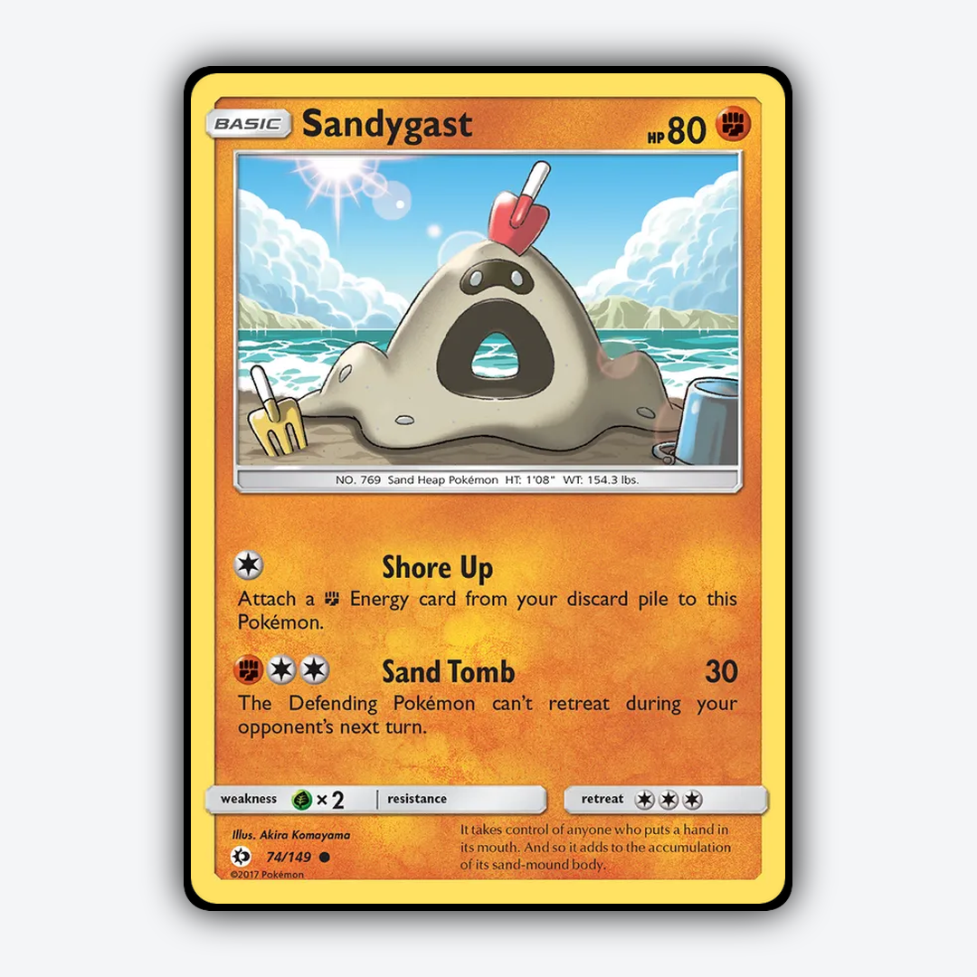 Sandygast 074/149 - Sun & Moon Set - Card Rug
