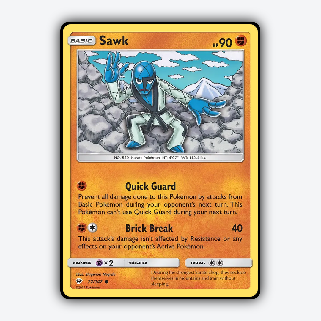 Sawk 072/147 - Burning Shadows Set - Card Rug