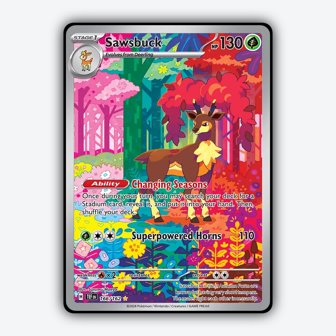 Sawsbuck 166/162 - Temporal Forces Set - Card Rug