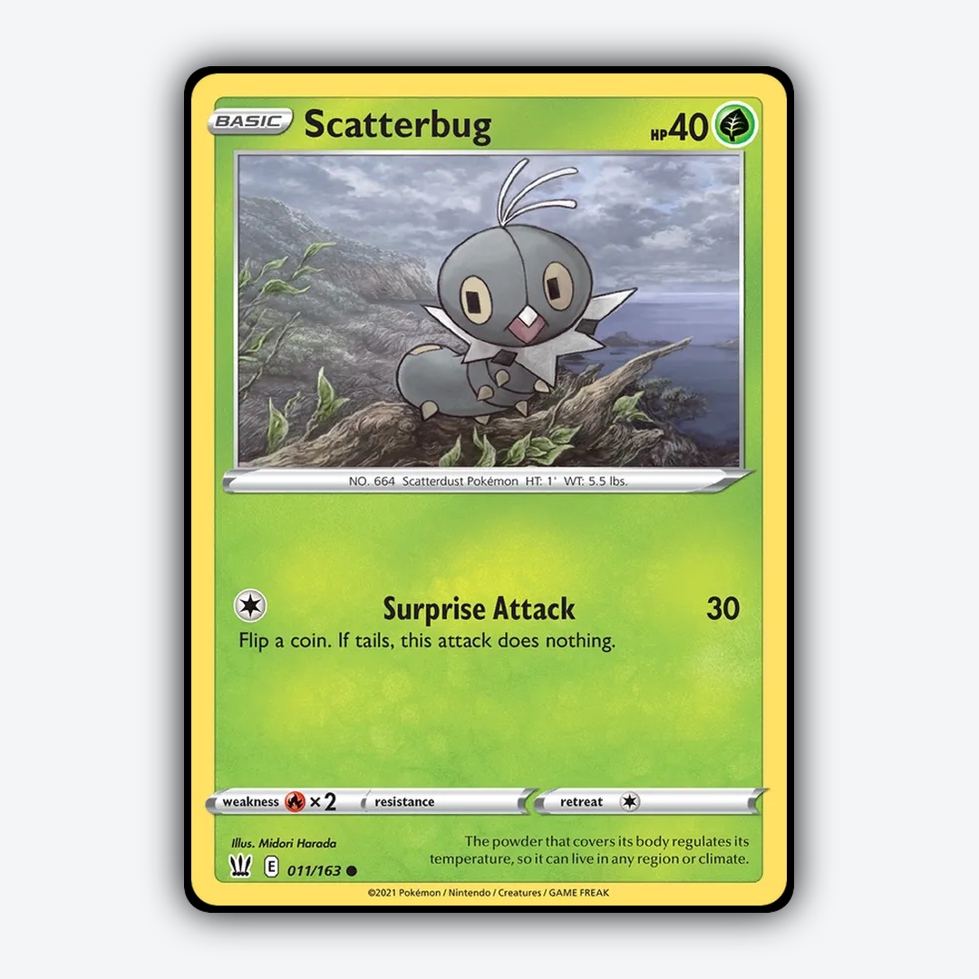 Scatterbug 011/163 - Battle Styles Set - Card Rug