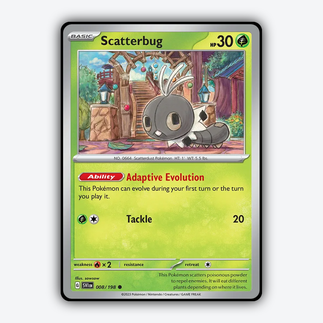 Scatterbug 008/198 - Scarlet & Violet Set - Card Rug