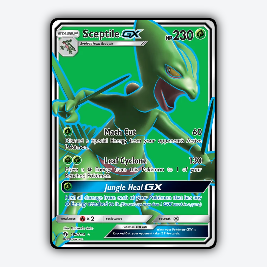 Sceptile-GX 196/214 - Lost Thunder Set - Card Rug