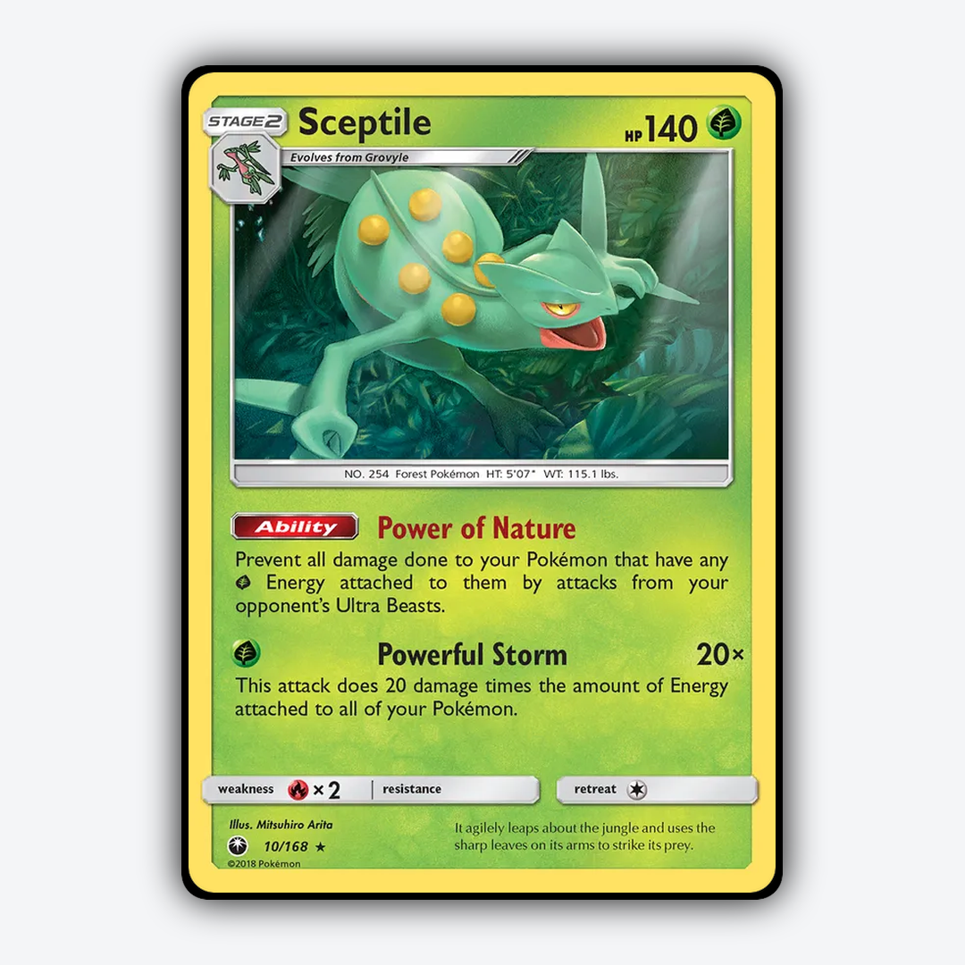 Sceptile 010/168 - Celestial Storm Set - Card Rug