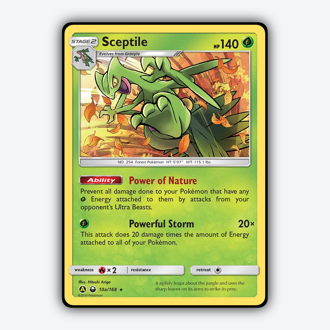 Sceptile 010a/168 - Celestial Storm Set - Card Rug