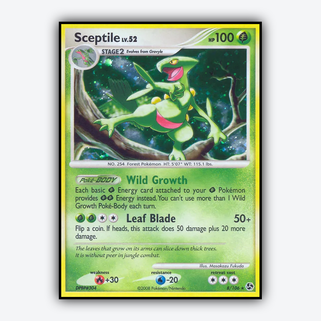Sceptile 008/106 - Great Encounters Set - Card Rug