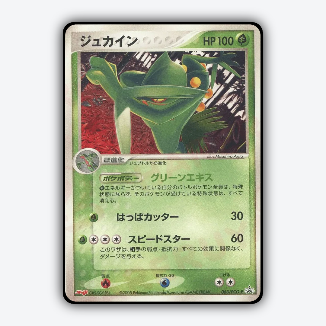Sceptile 063/PCG-P - PCG Promos Set - Card Rug (JP)