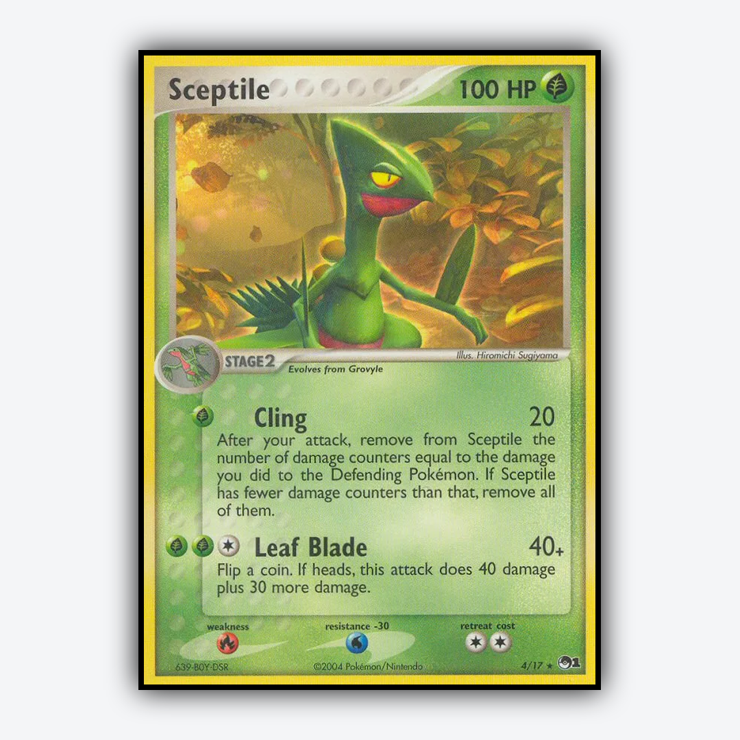 Sceptile 004/17 - POP Series 1 Set - Card Rug