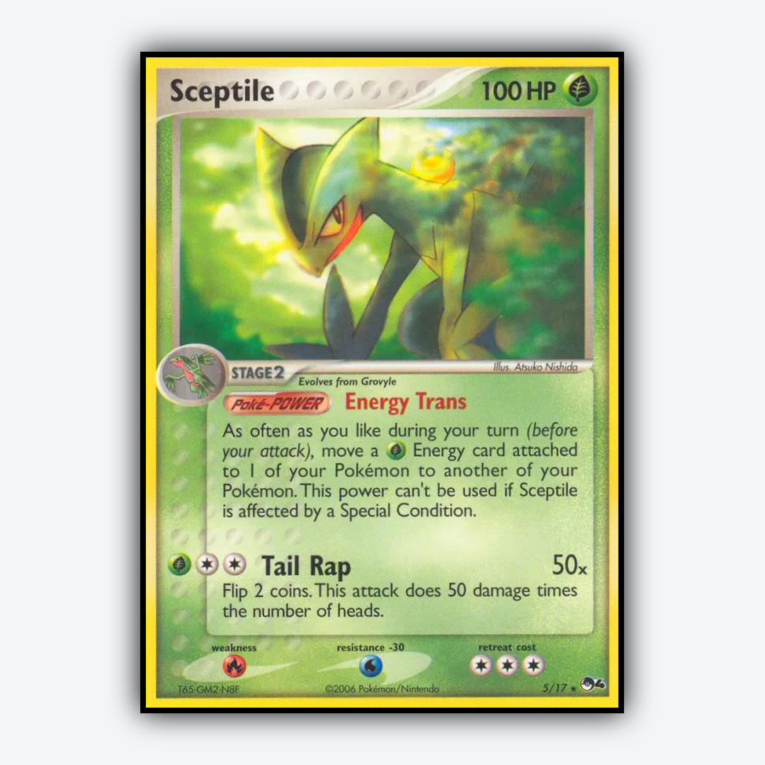 Sceptile 005/17 - POP Series 4 Set - Card Rug