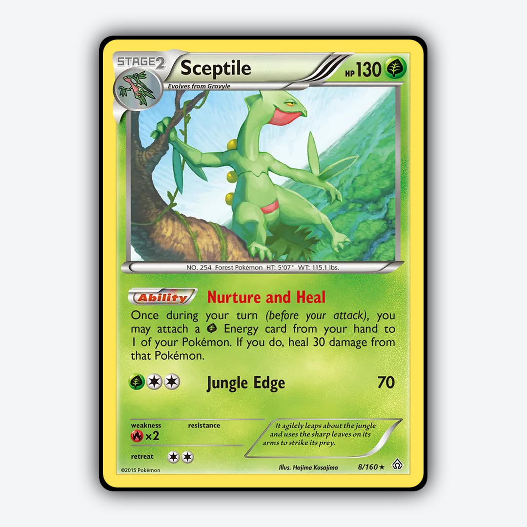 Sceptile 008/160 - Primal Clash Set - Card Rug