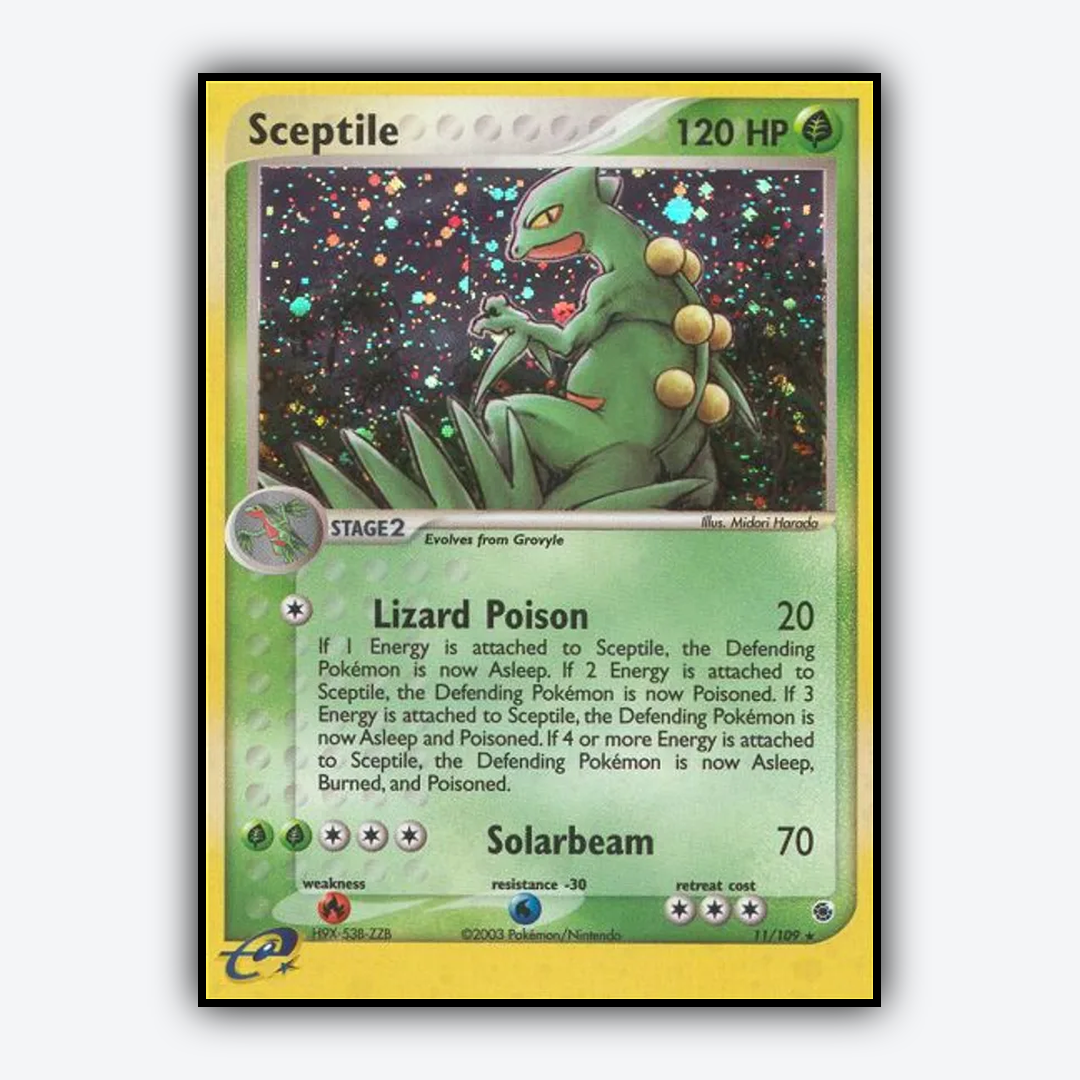 Sceptile 011/109 - Ruby & Sapphire Set - Card Rug