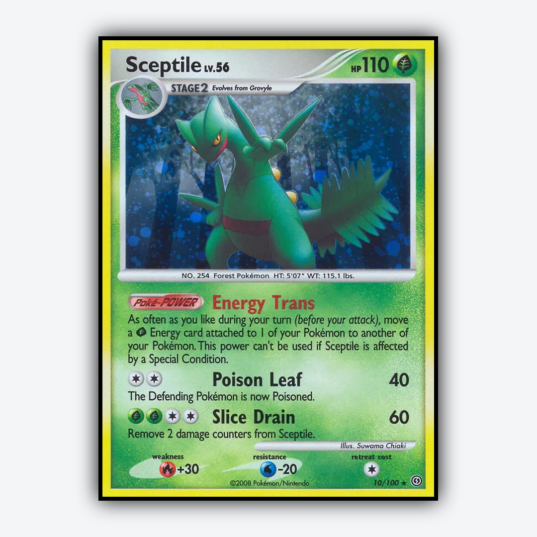 Sceptile 010/100 - Stormfront Set - Card Rug