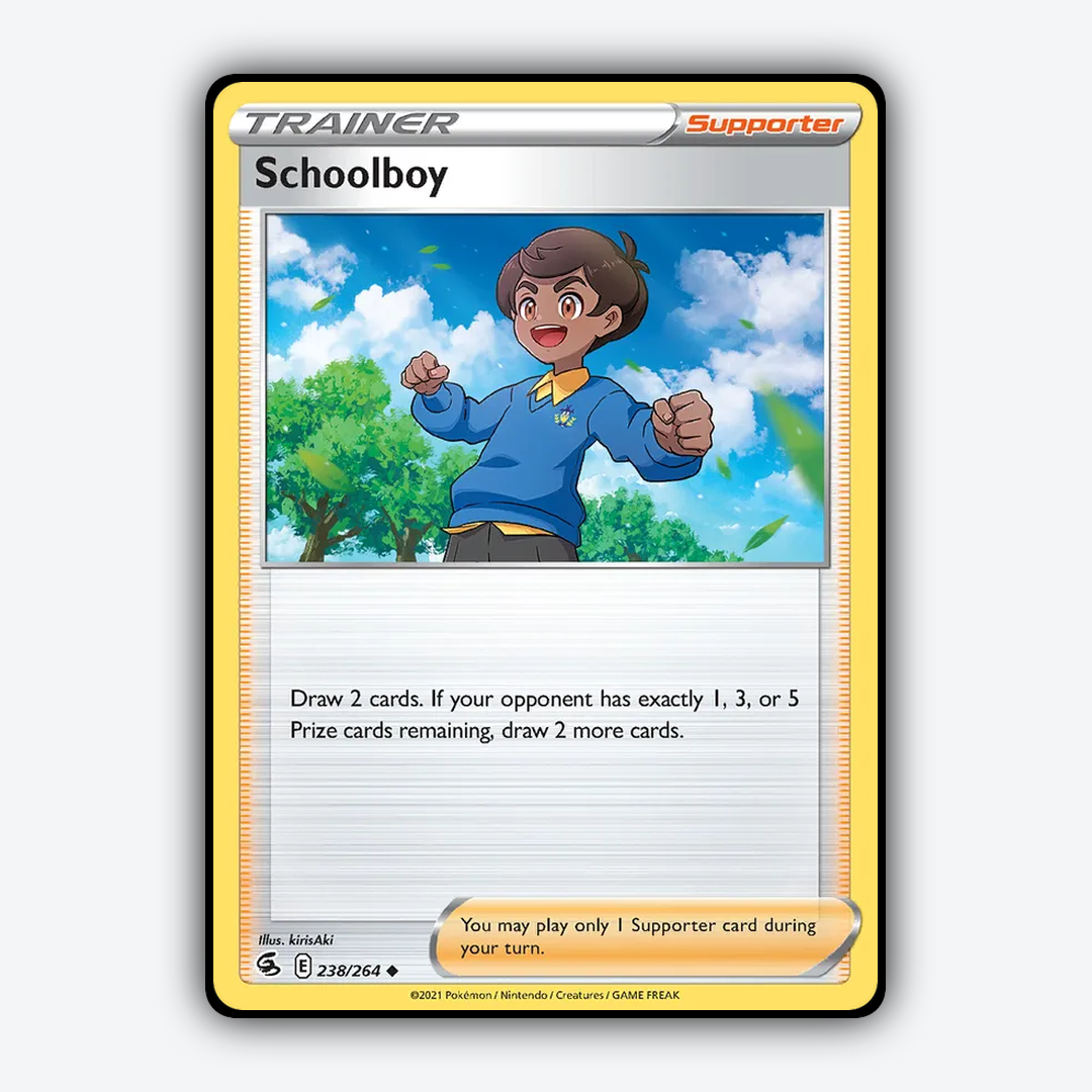 Schoolboy 238/264 - Fusion Strike Set - Card Rug