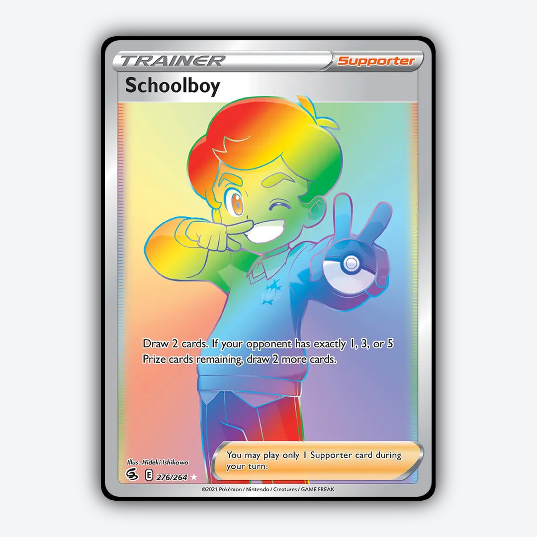 Schoolboy 276/264 - Fusion Strike Set - Card Rug