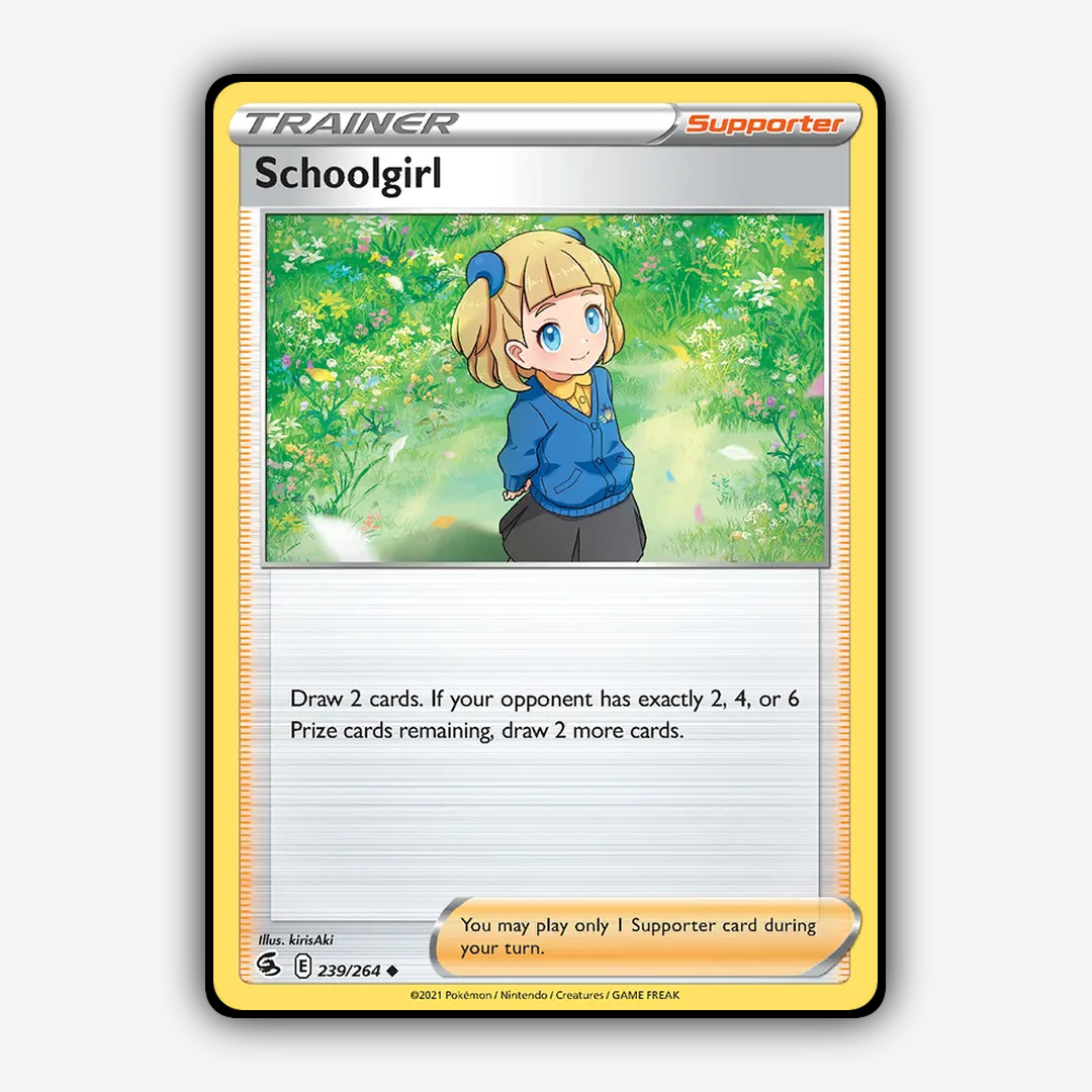 Schoolgirl 239/264 - Fusion Strike Set - Card Rug