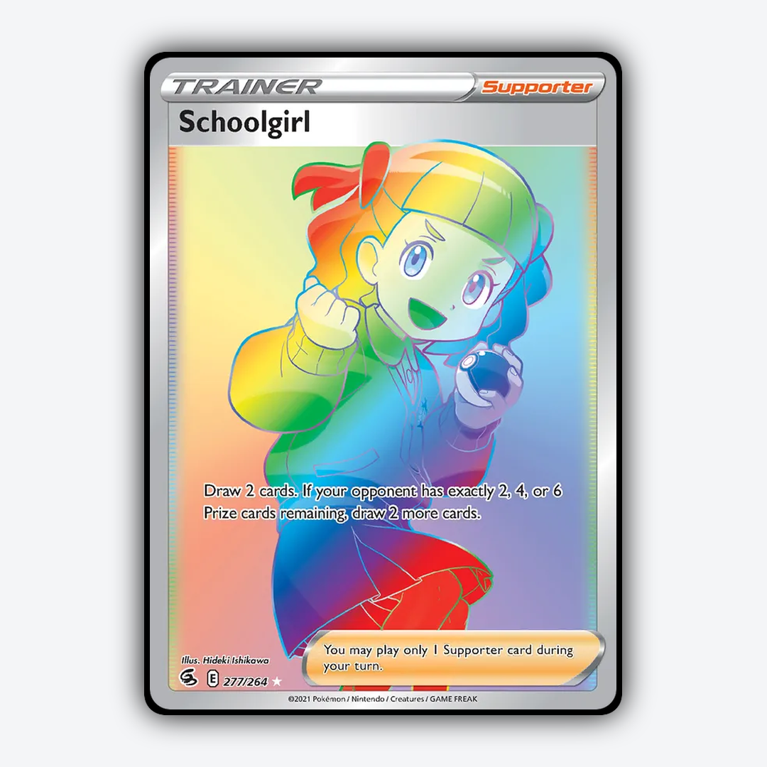 Schoolgirl 277/264 - Fusion Strike Set - Card Rug