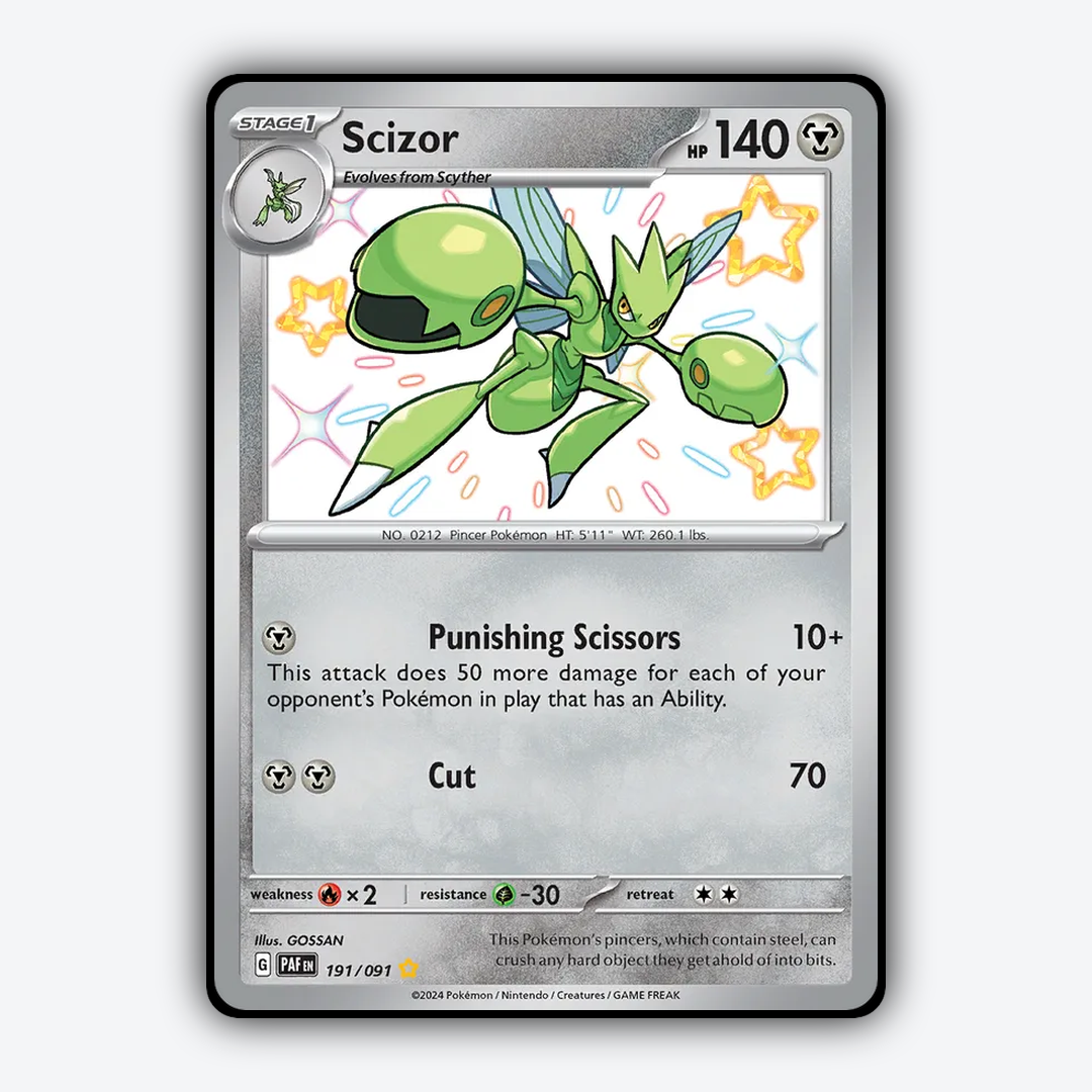 Scizor #191 - Paldean Fates Set - Card Rug