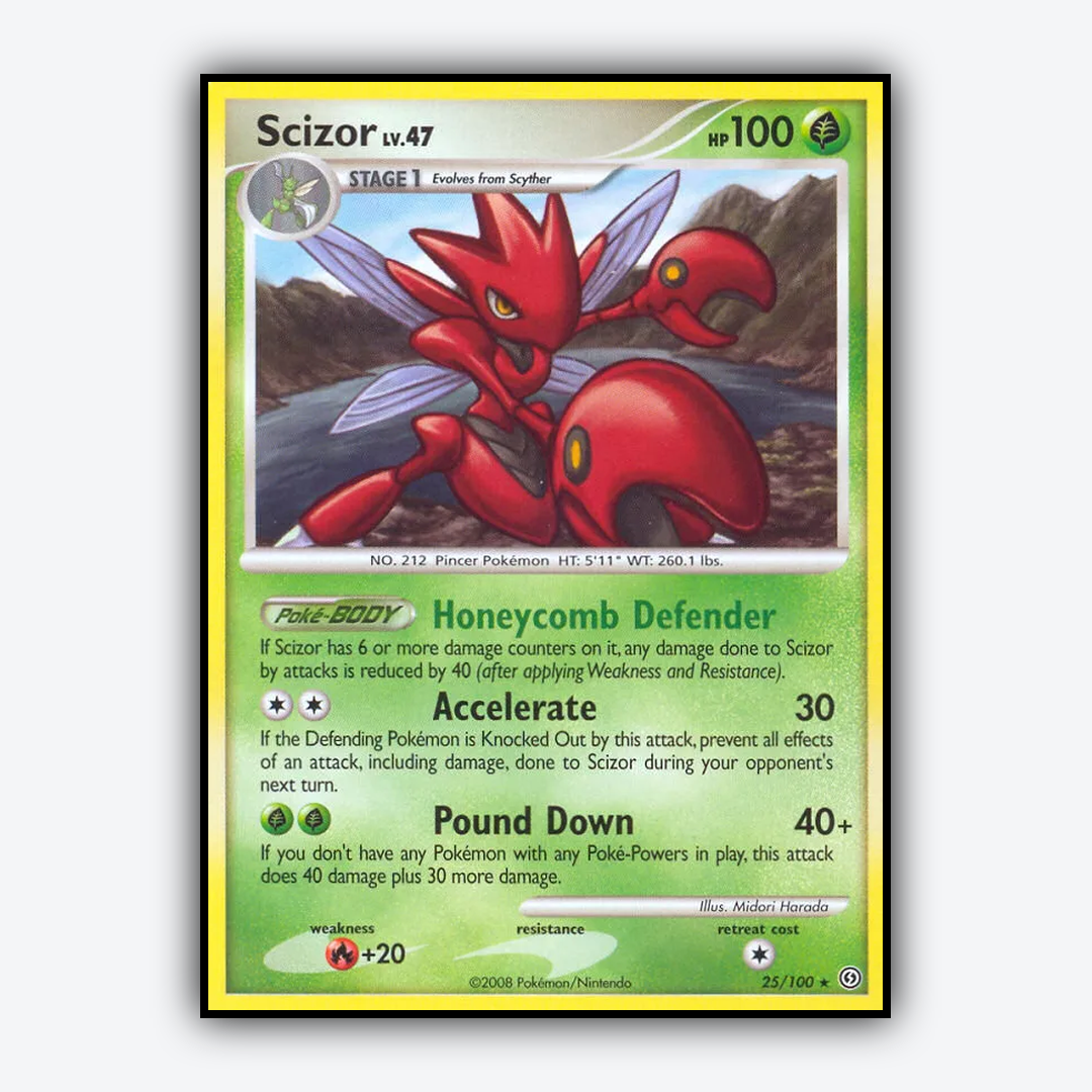 Scizor 025/100 - Stormfront Set - Card Rug