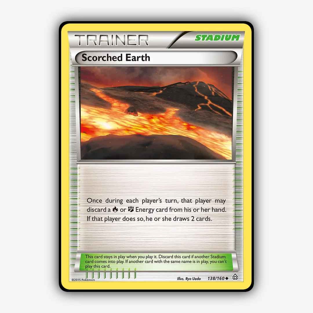 Scorched Earth 138/160 - Primal Clash Set - Card Rug