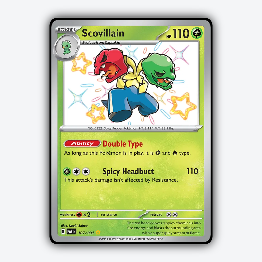 Scovillain #107 - Paldean Fates Set - Card Rug