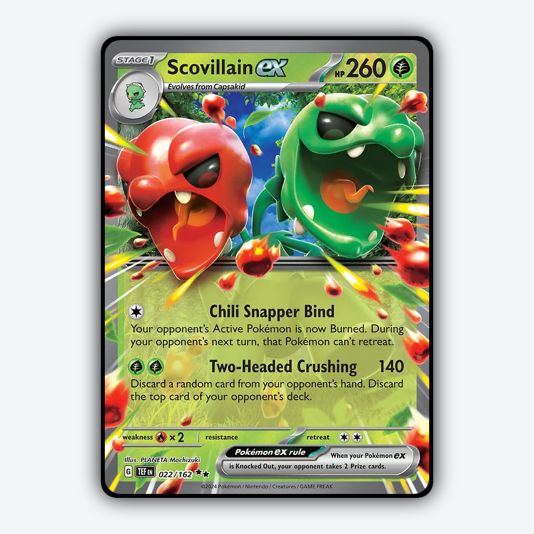 Scovillain ex 022/162 - Temporal Forces Set - Card Rug