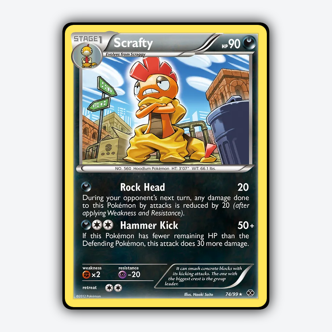Scrafty 074/99 - Next Destinies Set - Card Rug