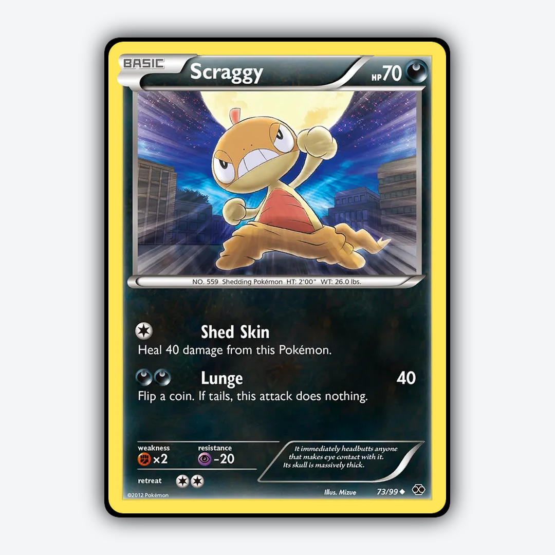 Scraggy 073/99 - Next Destinies Set - Card Rug