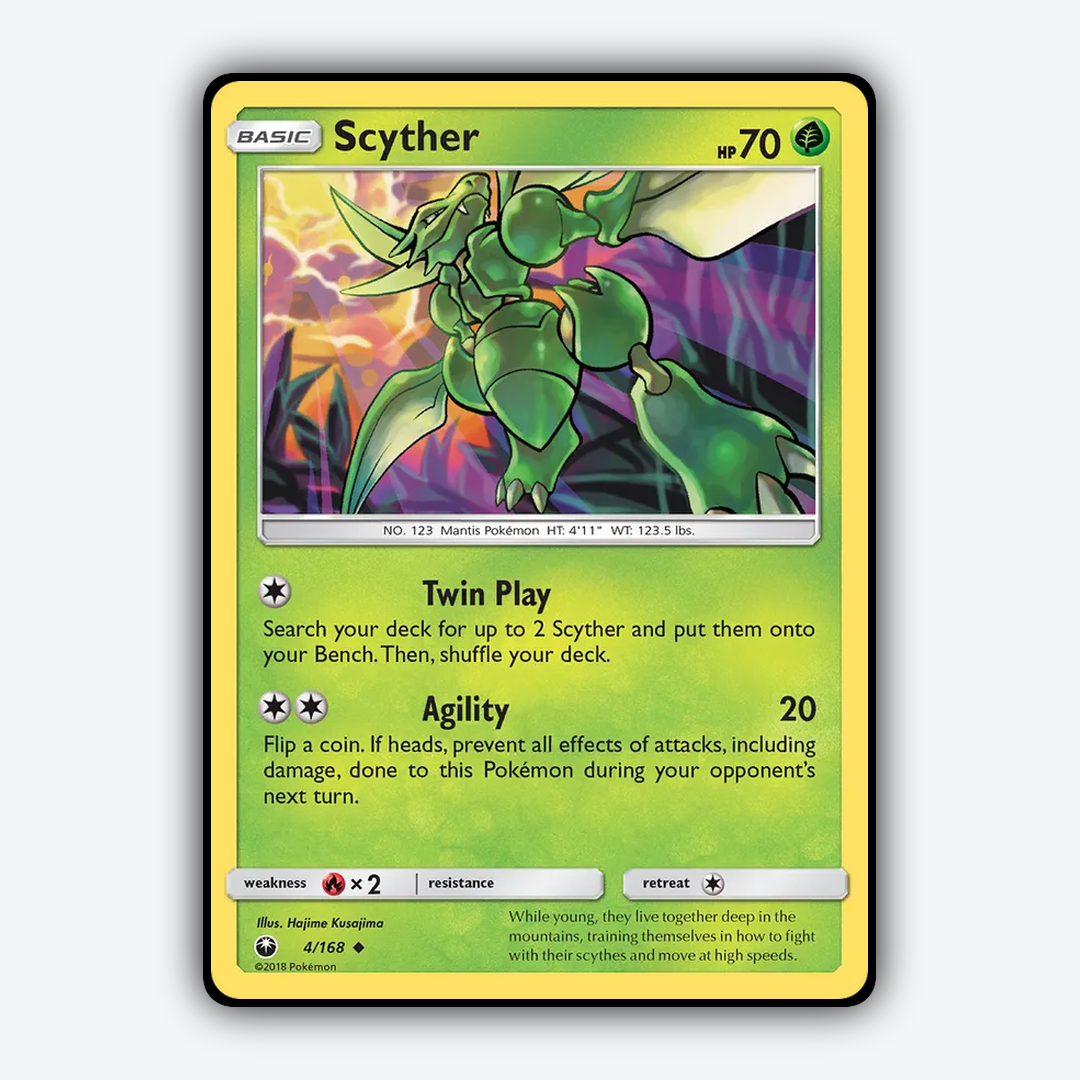 Scyther 004/168 - Celestial Storm Set - Card Rug