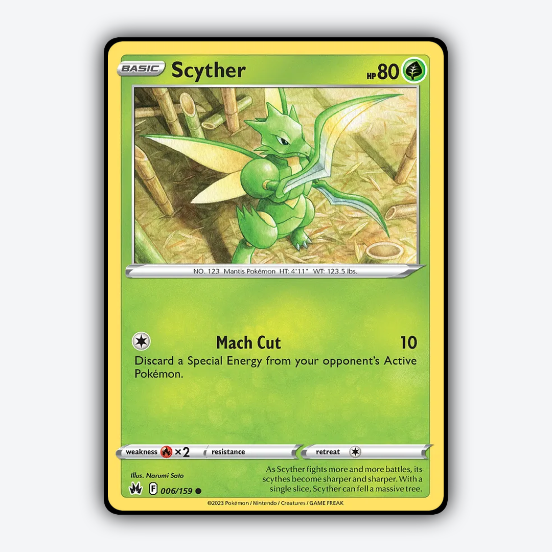 Scyther 006/159 - Crown Zenith Set - Card Rug