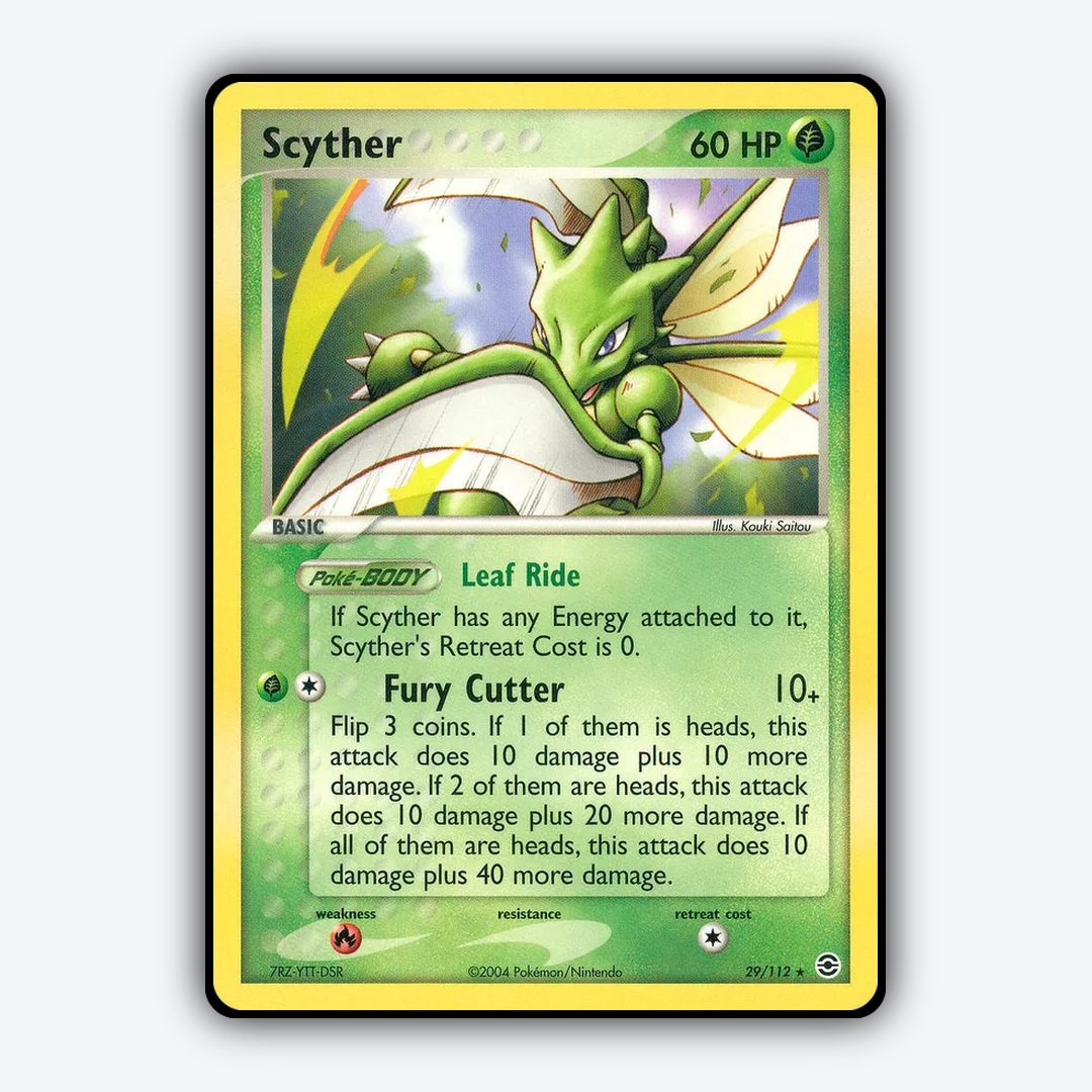 Scyther 029/112 - FireRed & LeafGreen Set - Card Rug