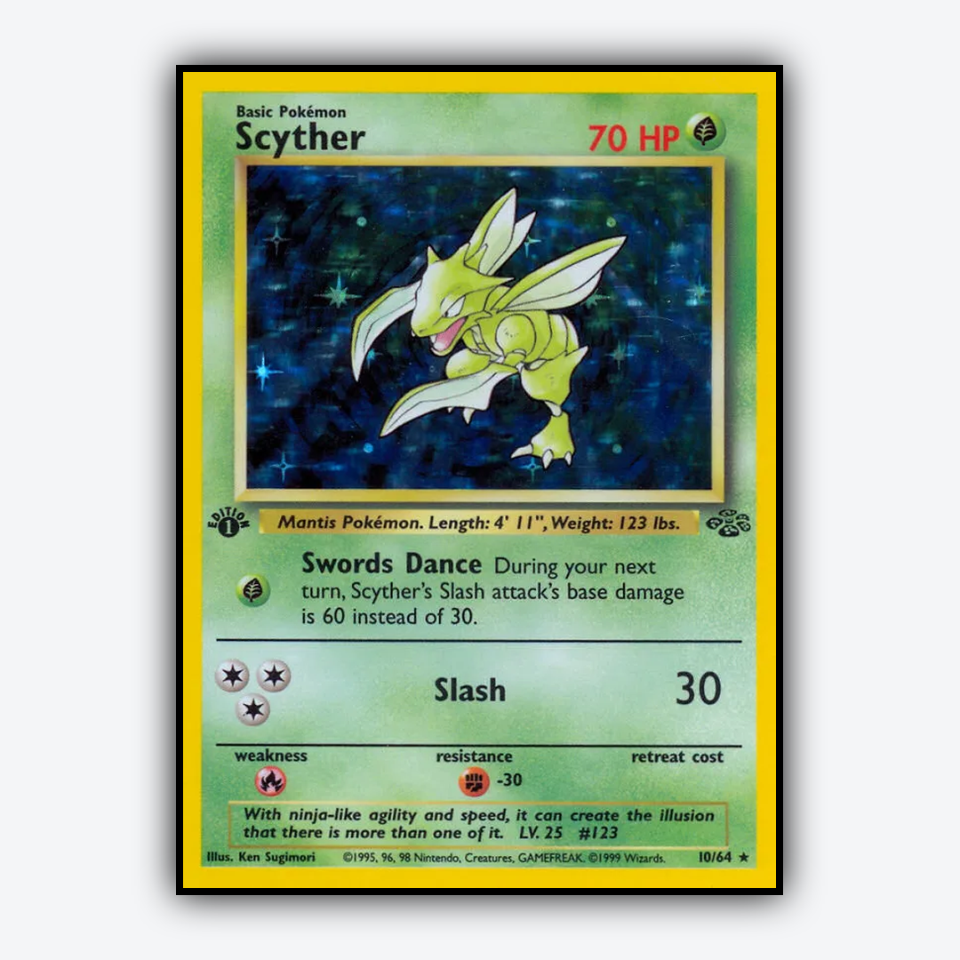 Scyther 010/64 - Jungle Set - Card Rug