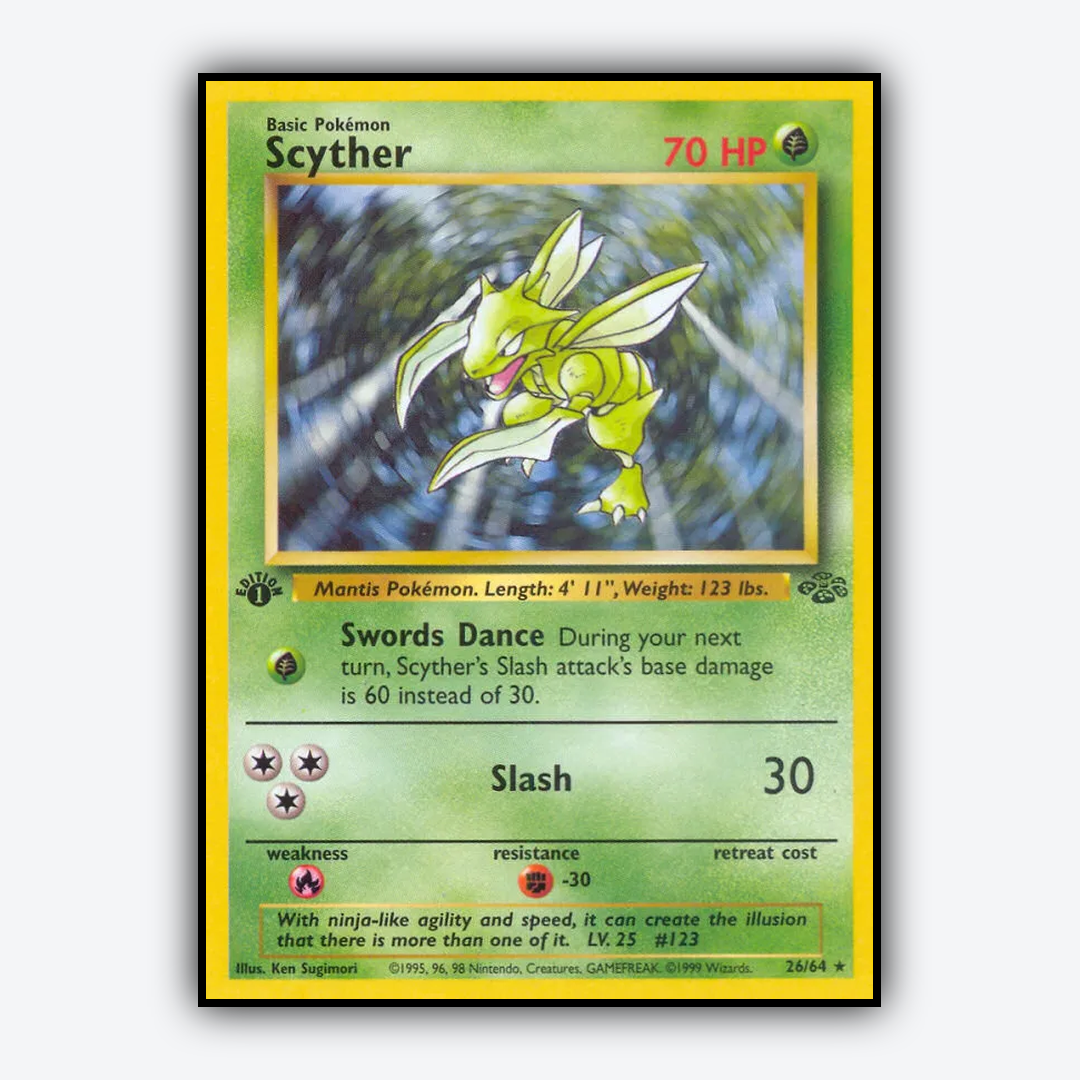Scyther 026/64 - Jungle Set - Card Rug
