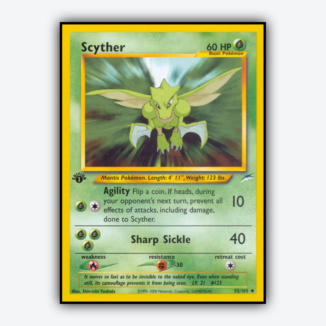 Scyther 055/105 - Neo Destiny Set - Card Rug