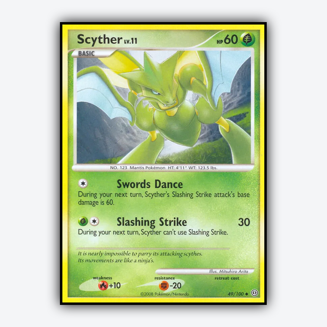 Scyther 049/100 - Stormfront Set - Card Rug