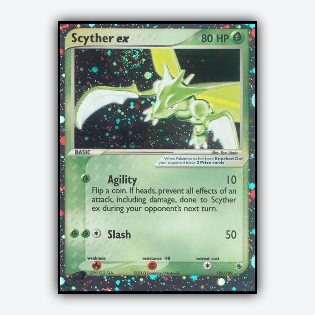 Scyther ex 102/109 - Ruby & Sapphire Set - Card Rug